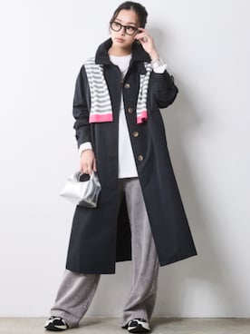 「CHIC STYLE（シックスタイル）のアイテム」を使った、ZOZO_SMILELAND_STAFFさん（レディース・163cm）の冬コーディネート