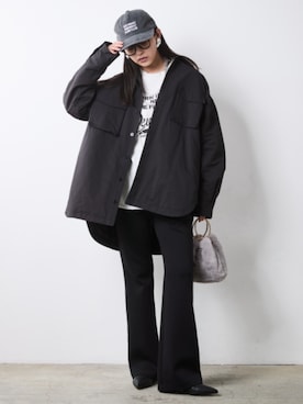 「CHIC STYLE（シックスタイル）のアイテム」を使った、ZOZO_SMILELAND_STAFFさん（レディース・163cm）の夏コーディネート