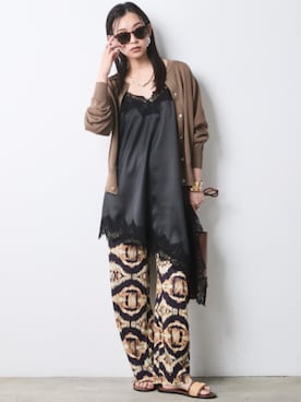 「CHIC STYLE（シックスタイル）のアイテム」を使った、ZOZO_SMILELAND_STAFFさん（レディース・163cm）の春コーディネート