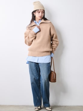 「CHIC STYLE（シックスタイル）のアイテム」を使った、ZOZO_SMILELAND_STAFFさん（レディース・163cm）の秋コーディネート