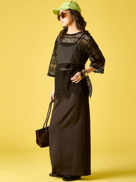 「GEVS.（ジェイヴィス）のアイテム」を使った、ZOZO_SMILELAND_STAFFさん（レディース・163cm）の春コーディネート