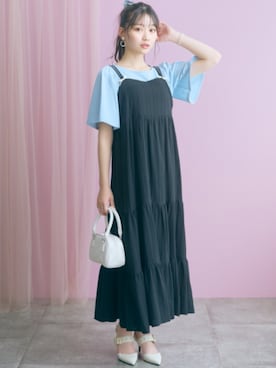 「marun（マルン）のアイテム」を使った、ZOZO_SMILELAND_STAFFさん（レディース・161cm）の夏コーディネート