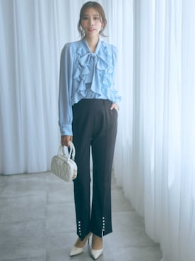 「marun（マルン）のアイテム」を使った、ZOZO_SMILELAND_STAFFさん（レディース・167cm）の秋コーディネート