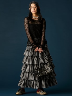 「GEVS.（ジェイヴィス）のアイテム」を使った、ZOZO_SMILELAND_STAFFさん（レディース・163cm）の冬コーディネート