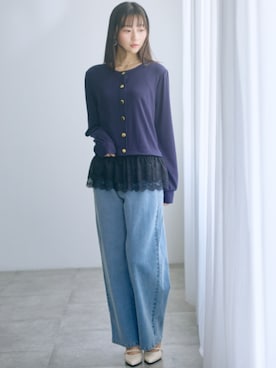 「marun（マルン）のアイテム」を使った、ZOZO_SMILELAND_STAFFさん（レディース・161cm）の冬コーディネート