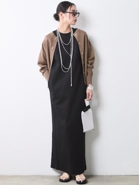 「CHIC STYLE（シックスタイル）のアイテム」を使った、ZOZO_SMILELAND_STAFFさん（レディース・163cm）の春コーディネート