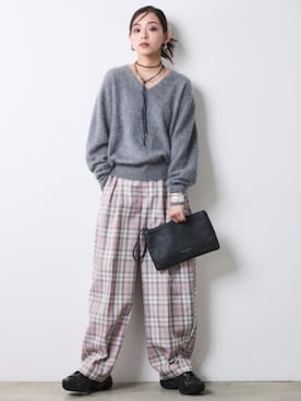 「CHIC STYLE（シックスタイル）のアイテム」を使った、ZOZO_SMILELAND_STAFFさん（レディース・163cm）の秋コーディネート