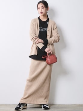 「CHIC STYLE（シックスタイル）のアイテム」を使った、ZOZO_SMILELAND_STAFFさん（レディース・163cm）の冬コーディネート