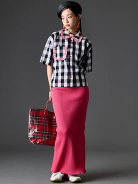 「GEVS.（ジェイヴィス）のアイテム」を使った、ZOZO_SMILELAND_STAFFさん（レディース・163cm）の春コーディネート