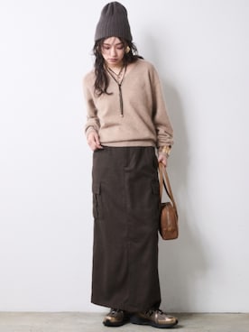 「CHIC STYLE（シックスタイル）のアイテム」を使った、ZOZO_SMILELAND_STAFFさん（レディース・163cm）の秋コーディネート