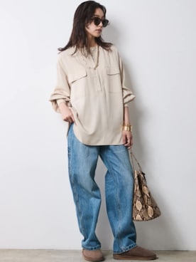 「CHIC STYLE（シックスタイル）のアイテム」を使った、ZOZO_SMILELAND_STAFFさん（レディース・163cm）の秋コーディネート