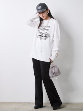 「CHIC STYLE（シックスタイル）のアイテム」を使った、ZOZO_SMILELAND_STAFFさん（レディース・163cm）の夏コーディネート