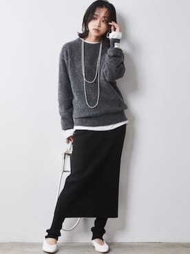 「CHIC STYLE（シックスタイル）のアイテム」を使った、ZOZO_SMILELAND_STAFFさん（レディース・163cm）の秋コーディネート