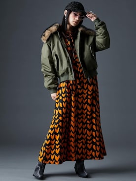 「GEVS.（ジェイヴィス）のアイテム（ジャケット/アウター）」を使った、ZOZO_SMILELAND_STAFFさん（レディース・163cm）の秋コーディネート