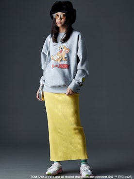 「Tom＆Jerry（トムアンドジェリー）のアイテム」を使った、ZOZO_SMILELAND_STAFFさん（レディース・163cm）の秋コーディネート