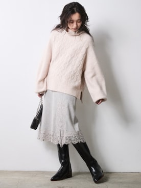 「CHIC STYLE（シックスタイル）のアイテム」を使った、ZOZO_SMILELAND_STAFFさん（レディース・163cm）の秋コーディネート
