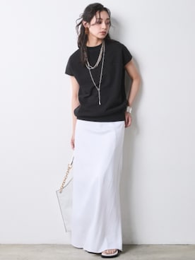 「CHIC STYLE（シックスタイル）のアイテム」を使った、ZOZO_SMILELAND_STAFFさん（レディース・163cm）の春コーディネート