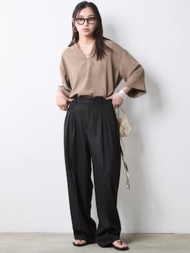 ZOZO_SMILELAND_STAFFさん（レディース・163cm）の春コーディネート