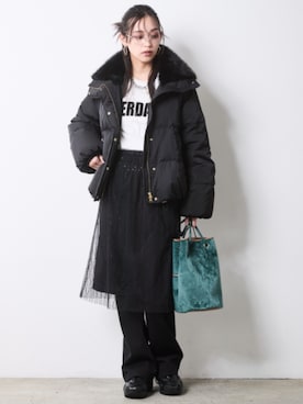 「CHIC STYLE（シックスタイル）のアイテム」を使った、ZOZO_SMILELAND_STAFFさん（レディース・163cm）の秋コーディネート