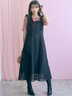 「marun（マルン）のアイテム」を使った、ZOZO_SMILELAND_STAFFさん（レディース・161cm）の夏コーディネート