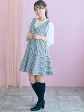 「marun（マルン）のアイテム」を使った、ZOZO_SMILELAND_STAFFさん（レディース・161cm）の秋コーディネート