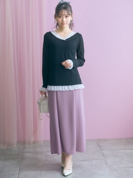 「marun（マルン）のアイテム」を使った、ZOZO_SMILELAND_STAFFさん（レディース・161cm）の夏コーディネート