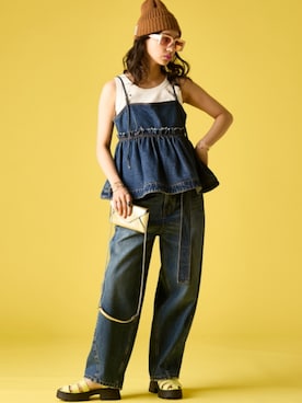 「GEVS.（ジェイヴィス）のアイテム」を使った、ZOZO_SMILELAND_STAFFさん（レディース・163cm）の春コーディネート