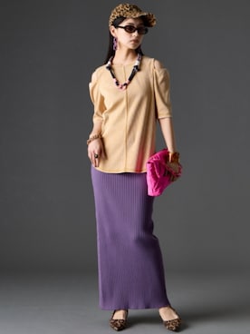 「GEVS.（ジェイヴィス）のアイテム」を使った、ZOZO_SMILELAND_STAFFさん（レディース・163cm）の春コーディネート