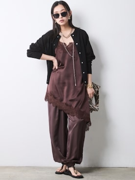 「CHIC STYLE（シックスタイル）のアイテム」を使った、ZOZO_SMILELAND_STAFFさん（レディース・163cm）の春コーディネート