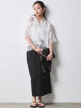 ZOZO_SMILELAND_STAFFさん(レディース・163cm)の春コーディネート