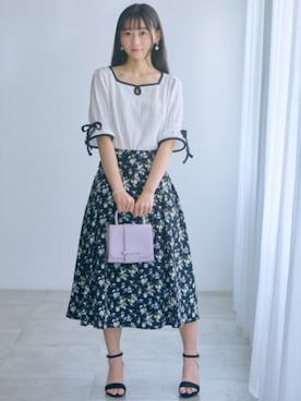 「marun（マルン）のアイテム」を使った、ZOZO_SMILELAND_STAFFさん（レディース・161cm）の春コーディネート