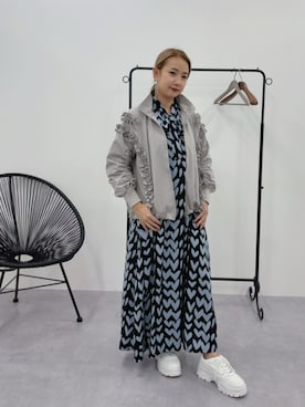 「GEVS.（ジェイヴィス）のアイテム」を使った、ZOZO_SMILELAND_STAFFさん（レディース・157cm）の冬コーディネート