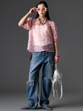 「GEVS.（ジェイヴィス）のアイテム」を使った、ZOZO_SMILELAND_STAFFさん（レディース・163cm）の春コーディネート