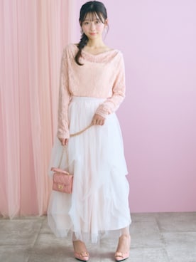 「marun（マルン）のアイテム」を使った、ZOZO_SMILELAND_STAFFさん（レディース・161cm）の夏コーディネート