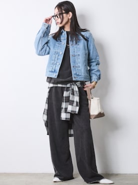 「CHIC STYLE（シックスタイル）のアイテム」を使った、ZOZO_SMILELAND_STAFFさん（レディース・163cm）の冬コーディネート