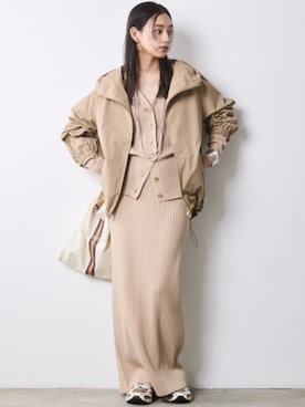 「CHIC STYLE（シックスタイル）のアイテム」を使った、ZOZO_SMILELAND_STAFFさん（レディース・163cm）の冬コーディネート