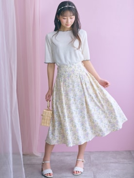 「marun（マルン）のアイテム」を使った、ZOZO_SMILELAND_STAFFさん（レディース・161cm）の春コーディネート