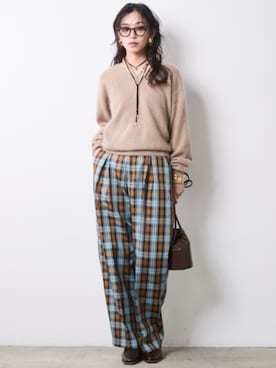 「CHIC STYLE（シックスタイル）のアイテム」を使った、ZOZO_SMILELAND_STAFFさん（レディース・163cm）の秋コーディネート