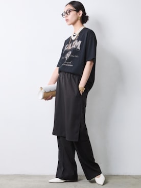 「CHIC STYLE（シックスタイル）のアイテム」を使った、ZOZO_SMILELAND_STAFFさん（レディース・163cm）の夏コーディネート