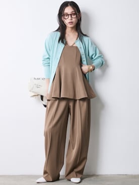 「CHIC STYLE（シックスタイル）のアイテム」を使った、ZOZO_SMILELAND_STAFFさん（レディース・163cm）の冬コーディネート