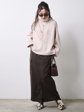 「CHIC STYLE（シックスタイル）のアイテム」を使った、ZOZO_SMILELAND_STAFFさん（レディース・163cm）の秋コーディネート