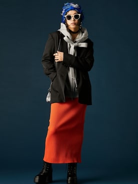 「GEVS.（ジェイヴィス）のアイテム」を使った、ZOZO_SMILELAND_STAFFさん（レディース・163cm）の冬コーディネート