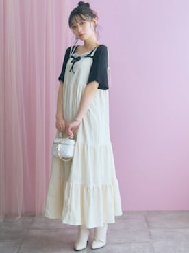 「marun（マルン）のアイテム」を使った、ZOZO_SMILELAND_STAFFさん（レディース・161cm）の夏コーディネート
