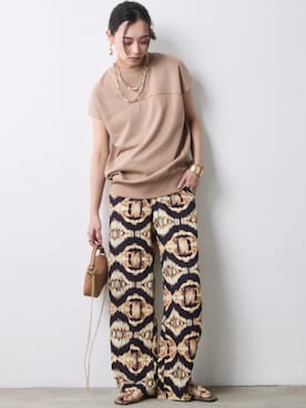 「CHIC STYLE（シックスタイル）のアイテム」を使った、ZOZO_SMILELAND_STAFFさん（レディース・163cm）の春コーディネート