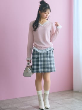 「marun（マルン）のアイテム」を使った、ZOZO_SMILELAND_STAFFさん（レディース・161cm）の夏コーディネート