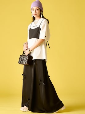 「GEVS.（ジェイヴィス）のアイテム」を使った、ZOZO_SMILELAND_STAFFさん（レディース・163cm）の春コーディネート