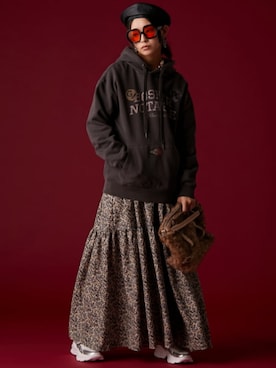 「アイテム（ワンピース/ドレス、ベージュ系）」を使った、ZOZO_SMILELAND_STAFFさん（レディース・163cm）の秋コーディネート