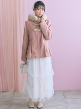 「アイテム（ジャケット/アウター、ピンク系）」を使った、ZOZO_SMILELAND_STAFFさん（レディース・161cm）の秋コーディネート