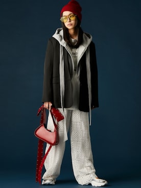 「GEVS.（ジェイヴィス）のアイテム」を使った、ZOZO_SMILELAND_STAFFさん（レディース・163cm）の冬コーディネート