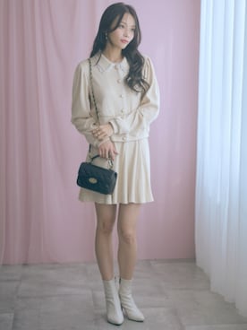 「marun（マルン）のアイテム」を使った、ZOZO_SMILELAND_STAFFさん（レディース・167cm）の秋コーディネート